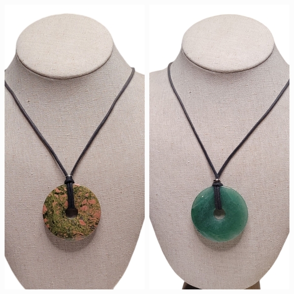 Unakite & Aventurine Necklaces - Picture 1 of 14